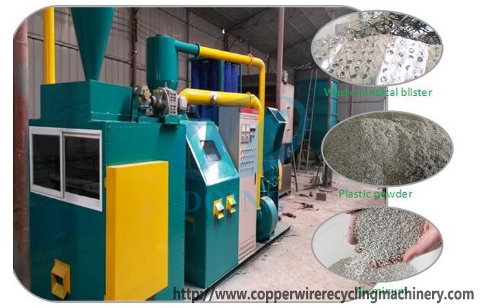 What is the raw material of Aluminum recycling equipment ?