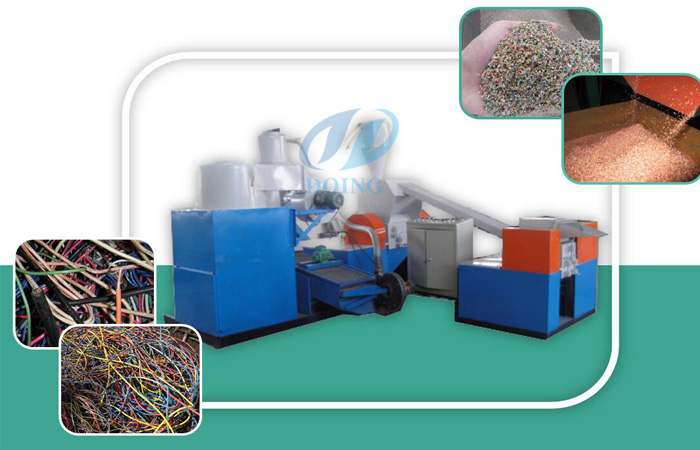  Copper wire granulator separator process machine