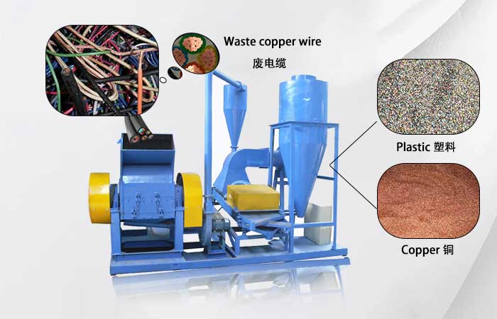copper wire recycling machine