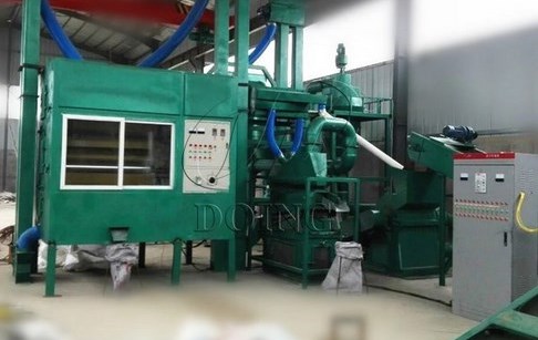 PCB board recycling machine being debugged in Hebei