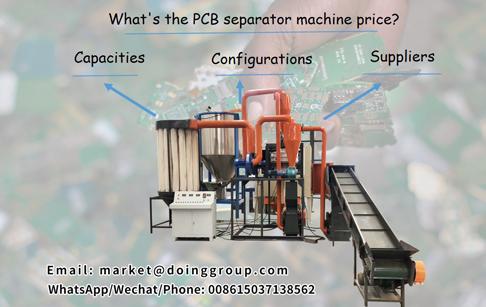 What's the PCB separator machine price?