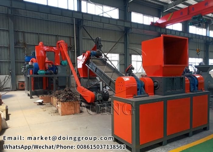 radiator water tank aluminum copper recycling plant