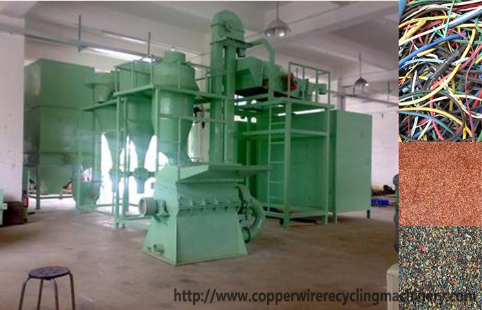 scrap copper wire recycling machine