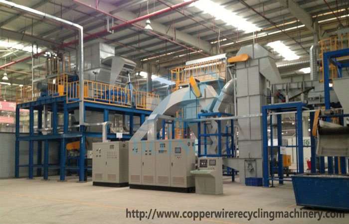 electronic waste recycling plant