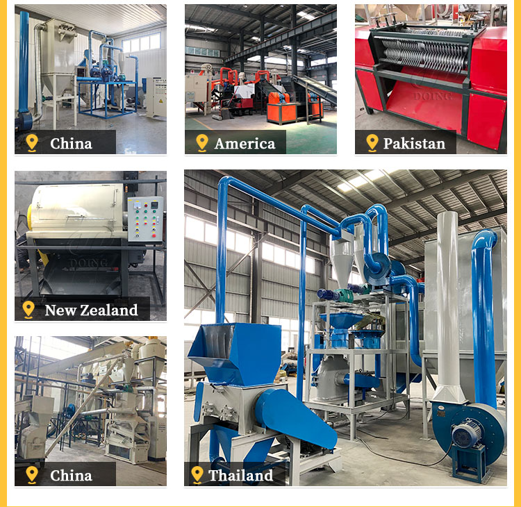 Copper cable wire granulator machine manufacturer supplies wire