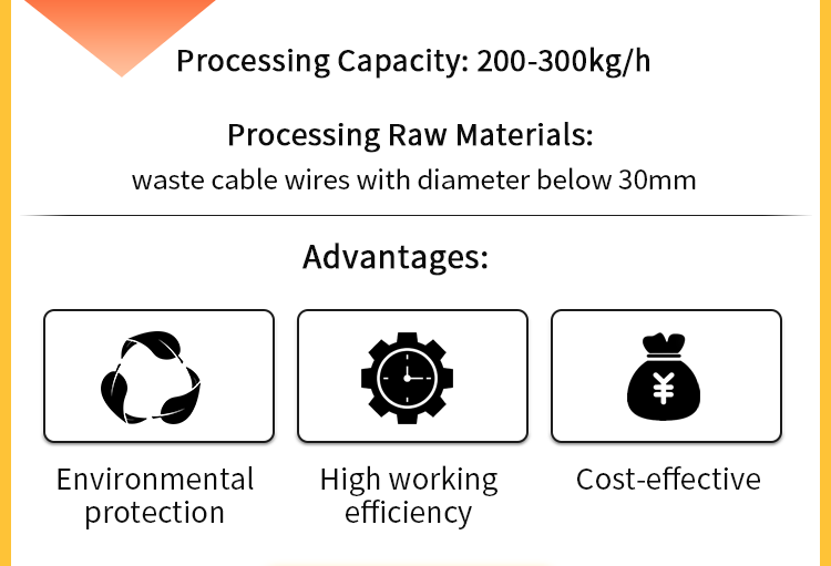 Copper cable wire granulator machine manufacturer supplies wire