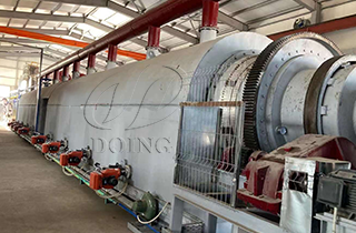 Kazakhstan 3t coconut shell charcoal making machine
