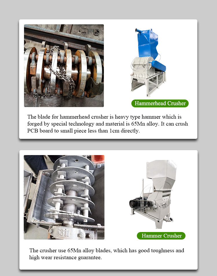 PCB circuit board recycling machine