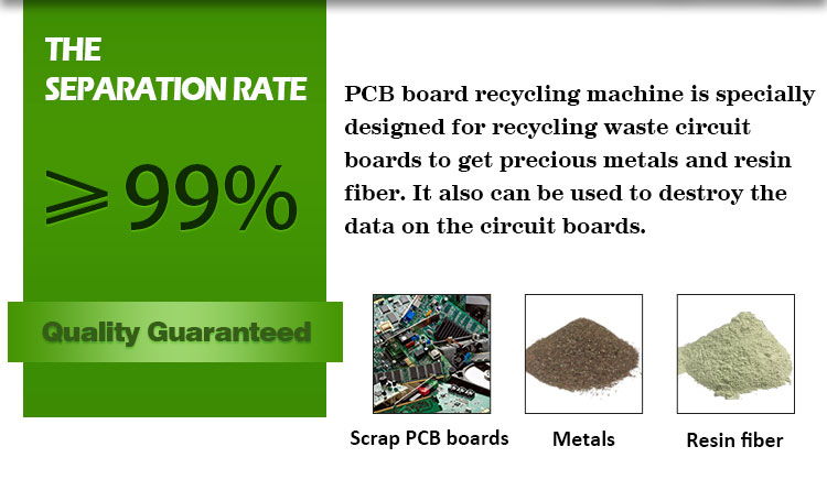PCB circuit board recycling machine