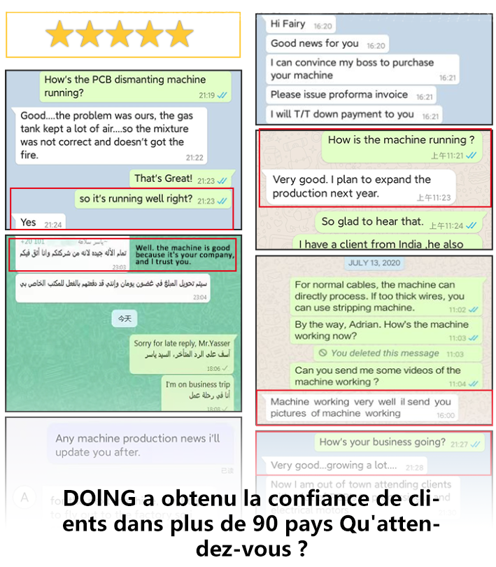 Commentaires des clients