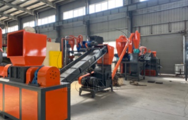 Copper aluminum radiator recycling machine