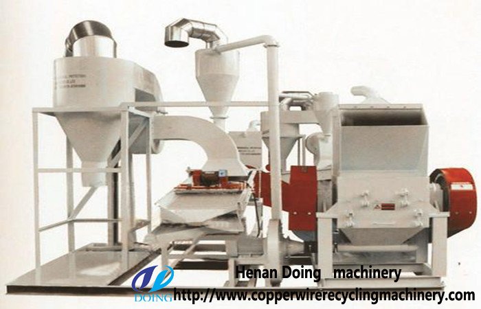 Aluminum plastic separating machine