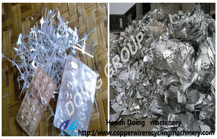 waste aluminum plastic recycling equipment