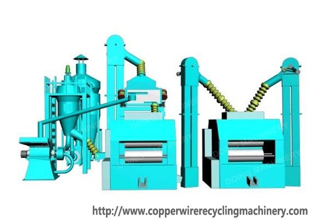 99.9% recycling rate aluminum plastic separation machine