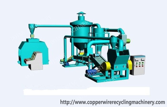 scrap copper cable recycling machine