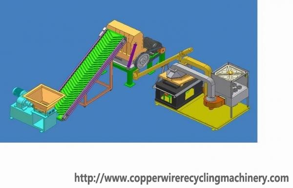 waste pcb board recycling machine
