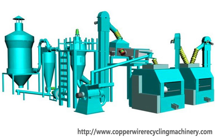 Waste circuit board recycling equipment