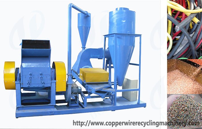 Waste wire recycling machine