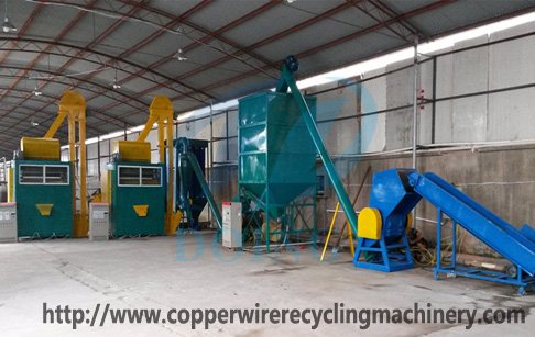 Copper wire granulator separator machine