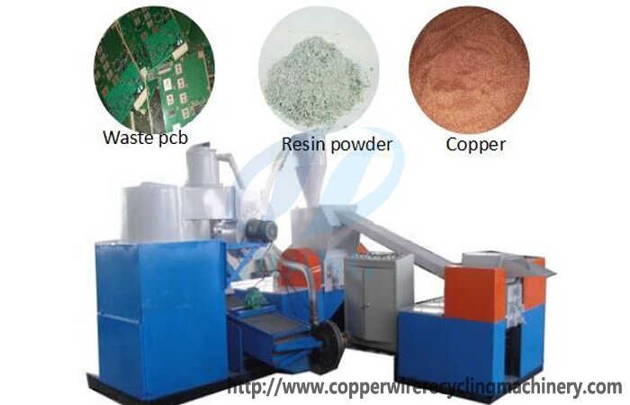 PCB recycling process waste circuit board machine