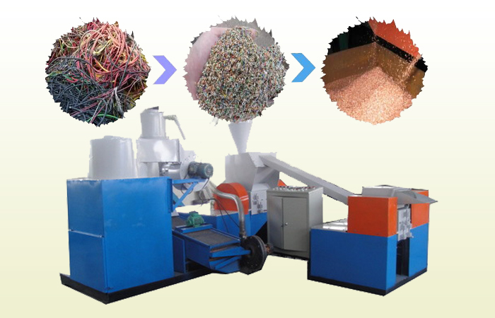 Automatic copper wire stripping machine