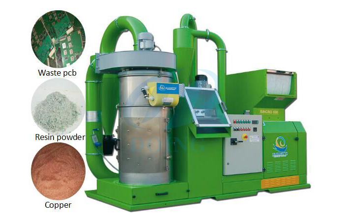 Waste circuit board recycling machine