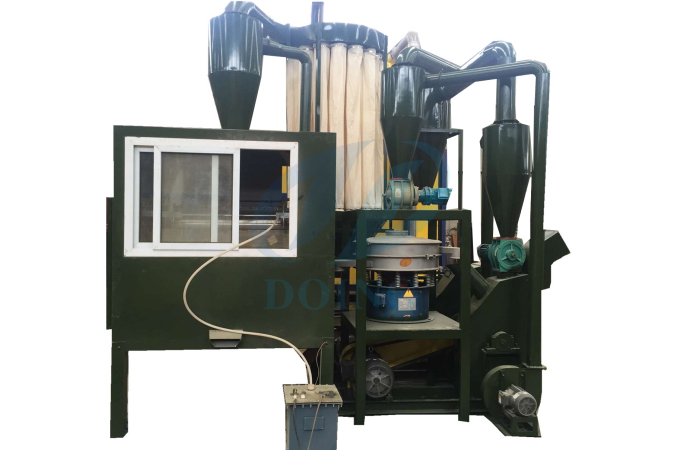 New generation aluminum plastic recycling machinery