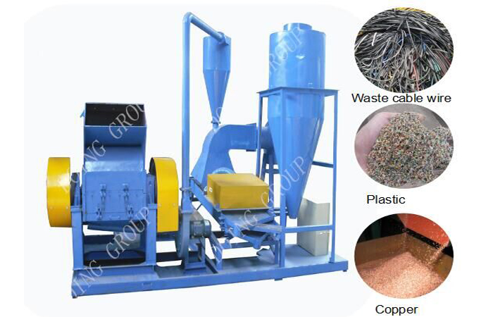 Scrap copper  wire granulator
