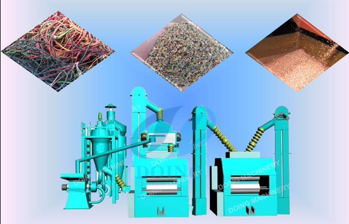 Mini copper wire granulator