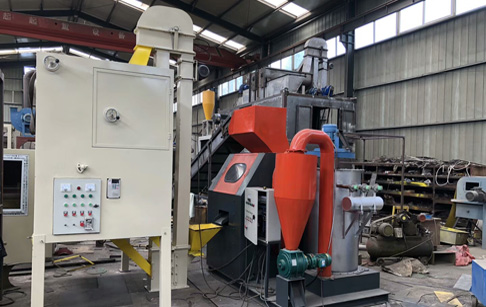 Successful trial run of Singapore customer's copper wire granulator machine