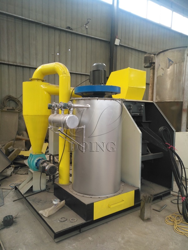 Copper cable recycling machine