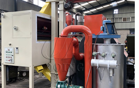 Electric cable wire recycling system
