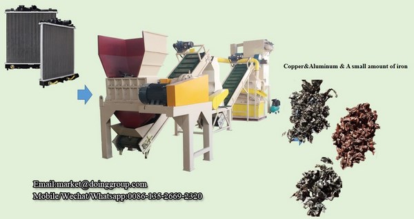 radiator recycling machine 