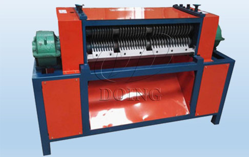 Running video of stripping type radiator separator machine