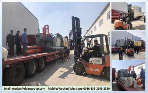 One set aluminum plastic separation machine will be delivered to shandong, China