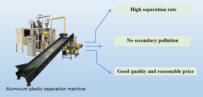 aluminum plastic separation machine 