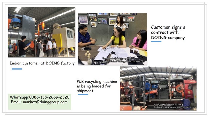 PCB recycling machine in India