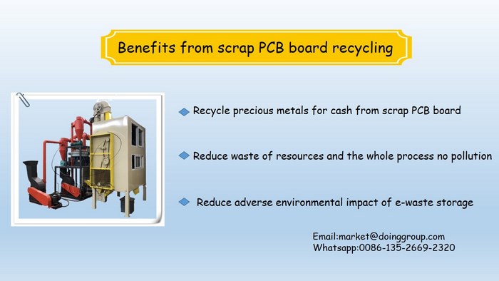 PCB recycling machine 