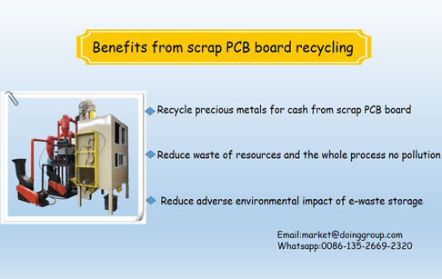 What are the benefits from scrap PCB board recycling?