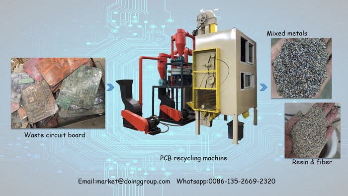 PCB recycling machine 