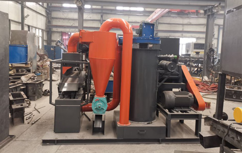 100kg/h copper wire granulator machine shipped to Greece