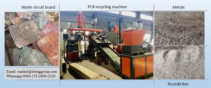 PCB recycling machine 