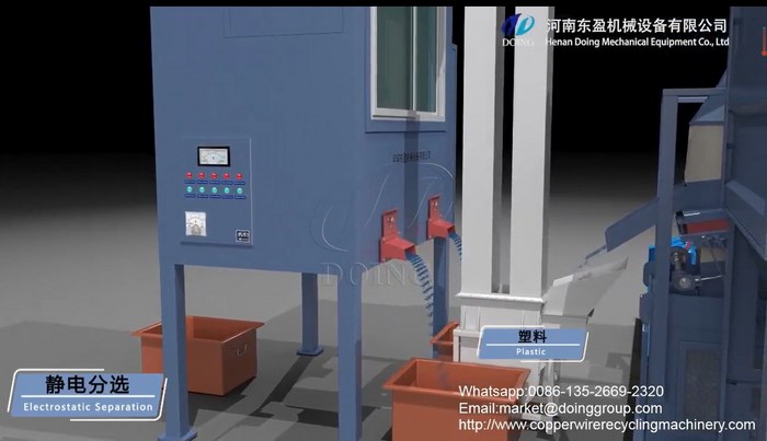 copper wire recycling machine 