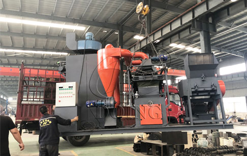 One set copper wire granulator machine was ready to sent to Hebei, China