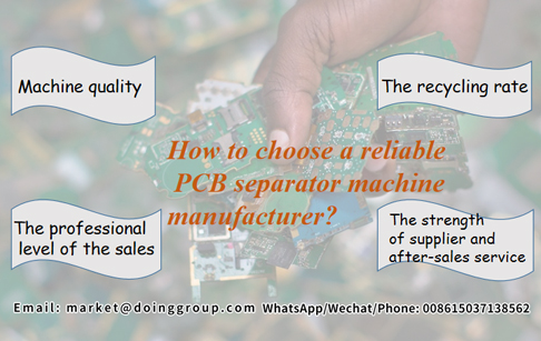 How to choose a reliable PCB separator machine manufacturer?