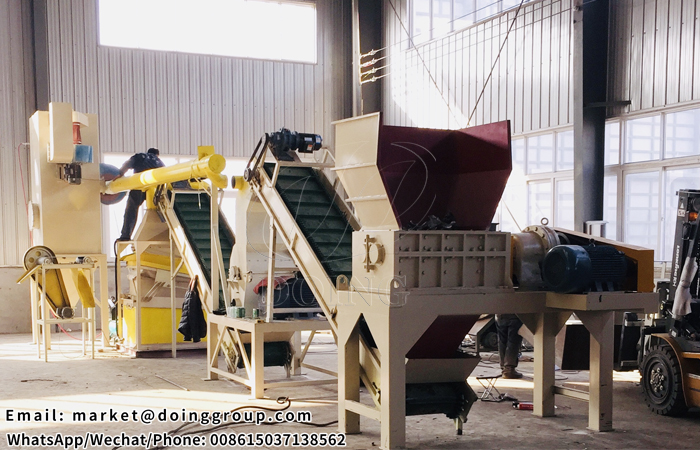 copper aluminum radiator recycling machine 