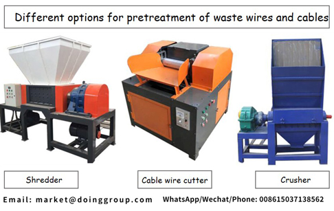 How does the copper wire granulator machine process different kinds of waste wires and cables?