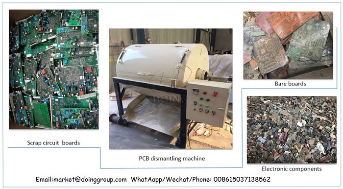 PCB circuit board recycling machine 