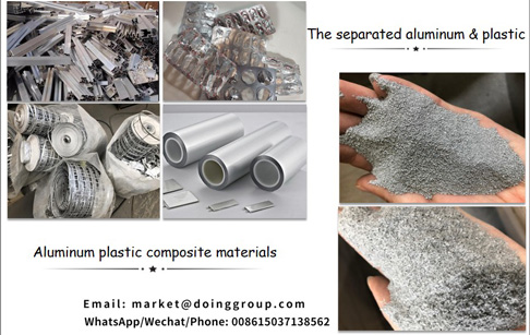 How to recycle aluminum plastic composites to get aluminum and plastic?