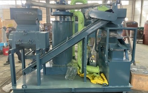 DY-400 copper wire granulator machine purchased by Ethiopian customer